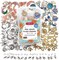 Incraftables Sun, Moon &#x26; Star Charms Pendants for DIY Bracelets, Jewelry, Keychain &#x26; Necklace Making. Bulk Mixed Assorted Enamel, Gold &#x26; Silver Charm set for Kids &#x26; Adults 120pcs (60 styles).